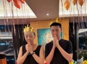 宋丹丹与林永健儿子共庆生：温馨聚会，情谊深厚