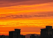 七夕北京晚霞：绘就城市浪漫天际线